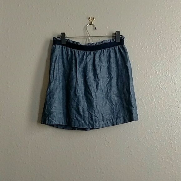 🌸  Womens Fossil Denim Tie Skirt Small 🌸 - Picture 2 of 3