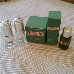 EMPTY La Mer sample size jars and boxes.