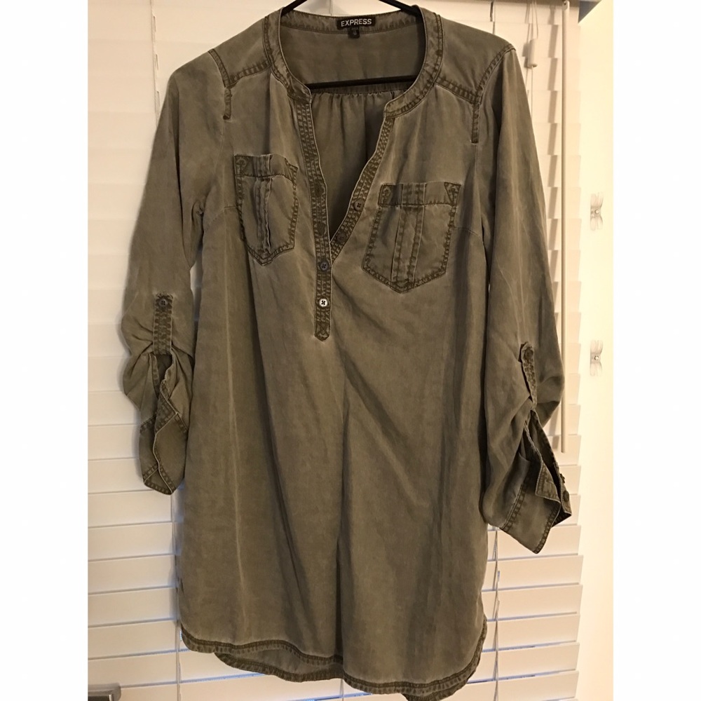 💙SALE💙 - Express Green Tunic Dress - NWOT