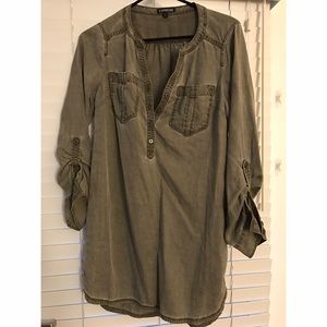 💙SALE💙 - Express Green Tunic Dress - NWOT