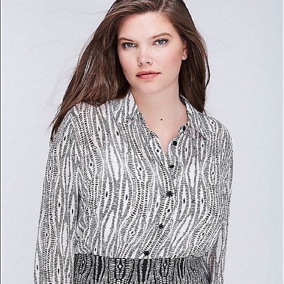 Lane Bryant Tops - Lane Bryant sheer blouse