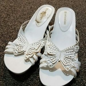 White Butterfly Sandals