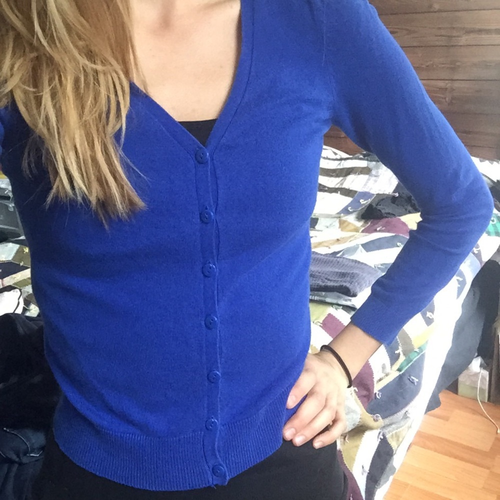 H&M Royal Blue Cardigan