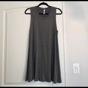 Gray Long Tunic / Mini Dress