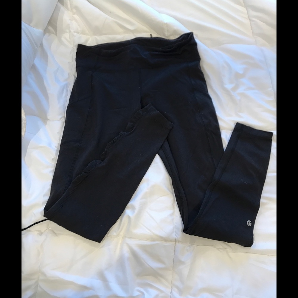 Luluelemon Black Speed Tights