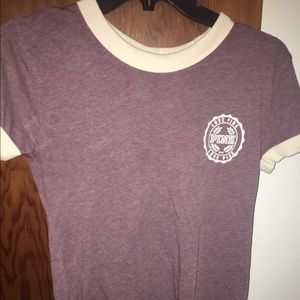 VS pink purple t shirt