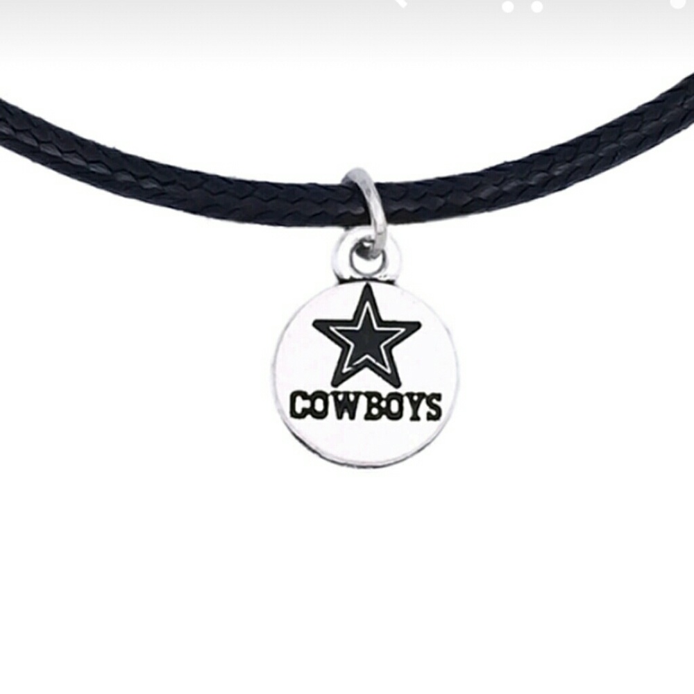 Dallas Cowboy necklace antique silver plated alloy