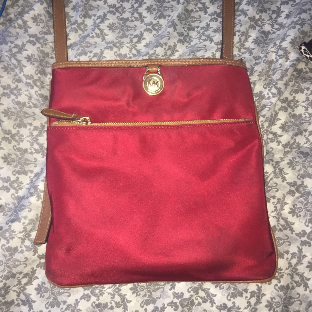 Red Michael Kors Purse