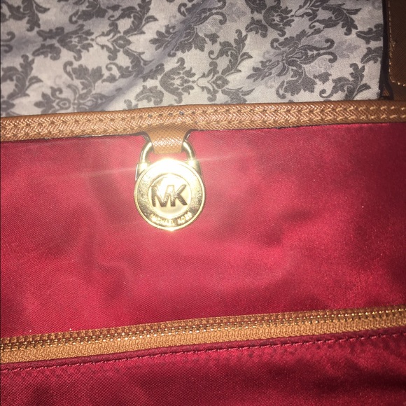 Red Michael Kors Purse - Picture 2 of 5
