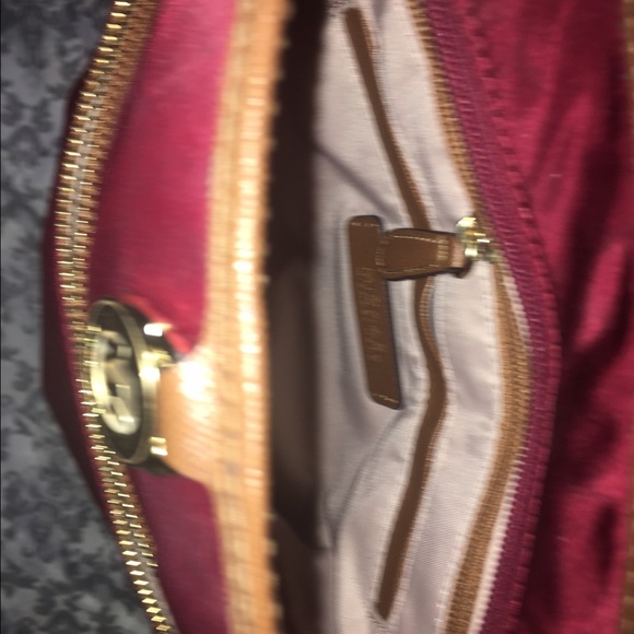 Red Michael Kors Purse - Picture 4 of 5