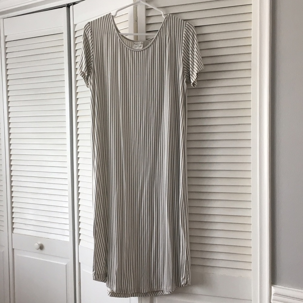 Shop Plain Jane vertical stripe play/sleep gown
