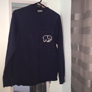 Navy blue ivory ella