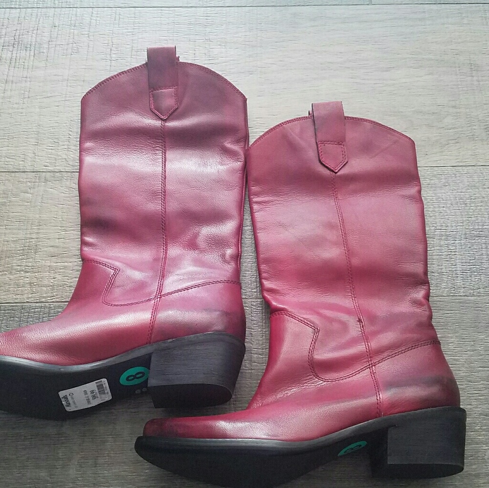 Brand NEW never worn Franco sarto red cowboy boots