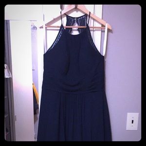 Azazie floor length bridesmaids dress