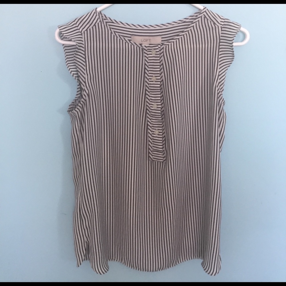 LOFT striped blouse