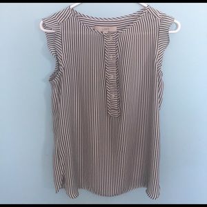 LOFT striped blouse