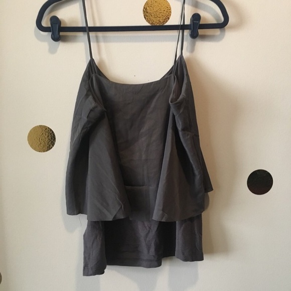 Grey layered Spaghetti Strap - Picture 2 of 3