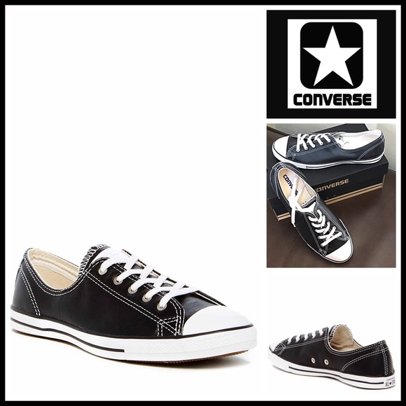 CONVERSE LEATHER LOW TOPS OXFORD CHUCKS SNEAKERS - Picture 6 of 8