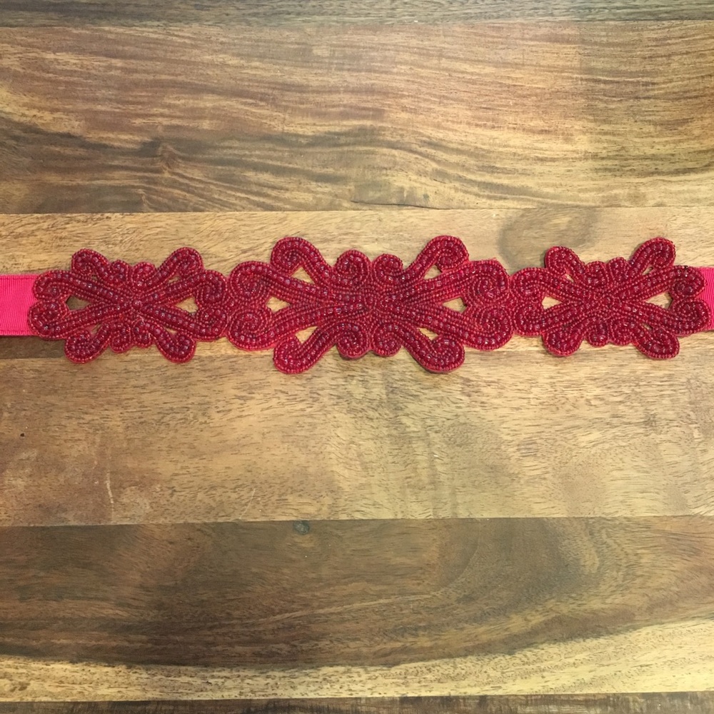 Anthropologie Beaded belt