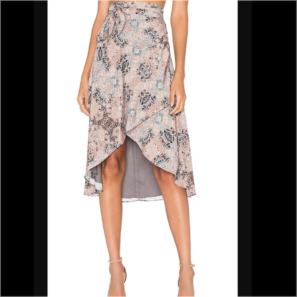House of Harlow wrap skirt