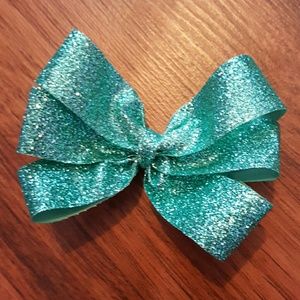 Glitter hair bow