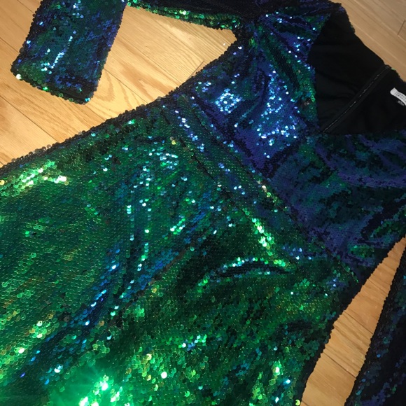 HP 6/28 🔻🔺MERMAID SEQUINED ROMPER *NWT* - Picture 6 of 8