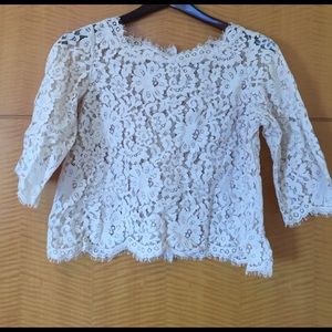 Joie Elvia lace top