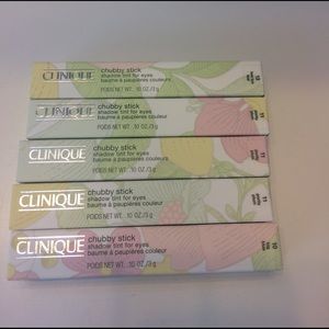 5 CLINIQUE CHUBBY STICK FOR EYES 100% AUTHENTIC