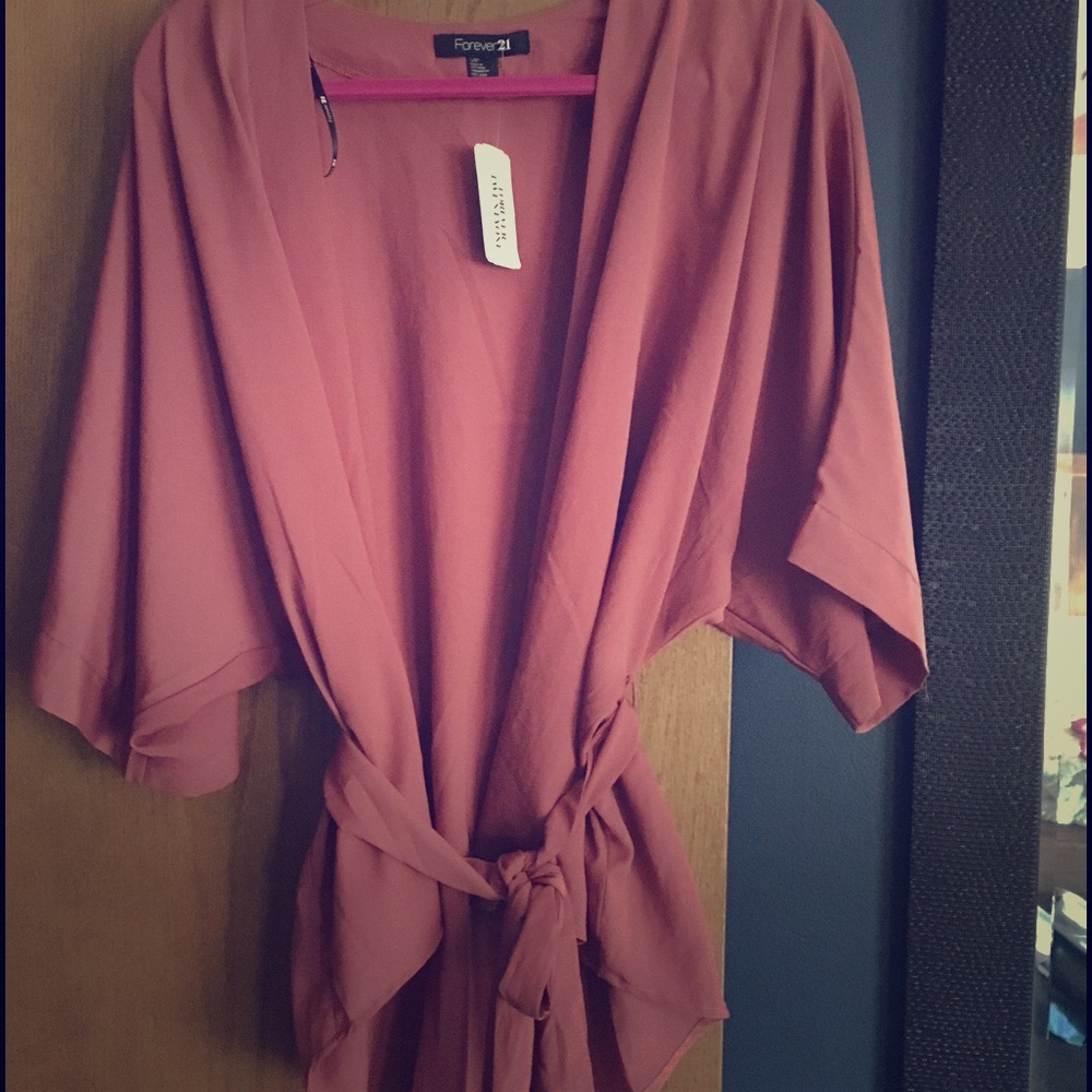 Coral tie top