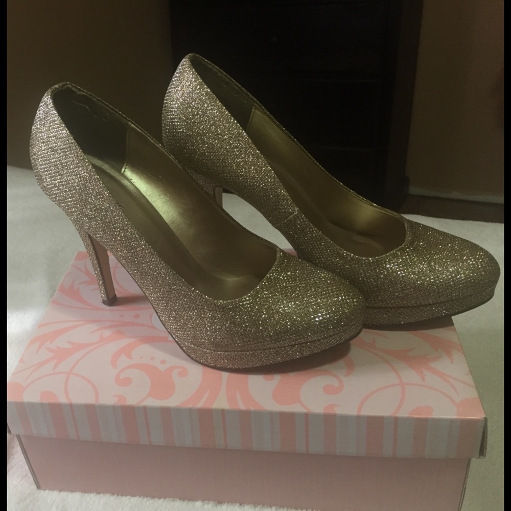 Gold heels