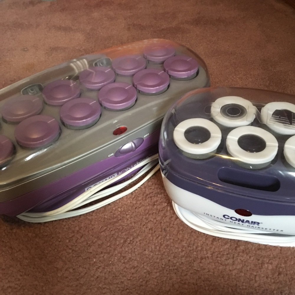 2 ConAir instant heat hair setter