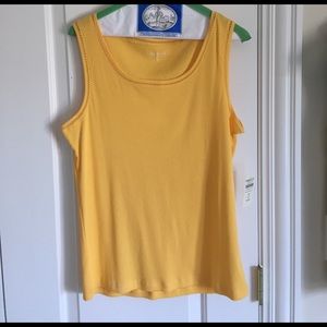 Coldwater Creek Yellow Tank