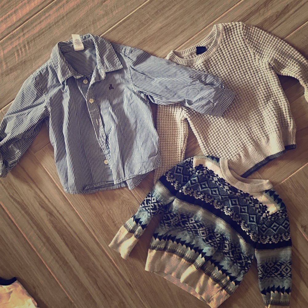 Gap sweaters & Gap dress shirt