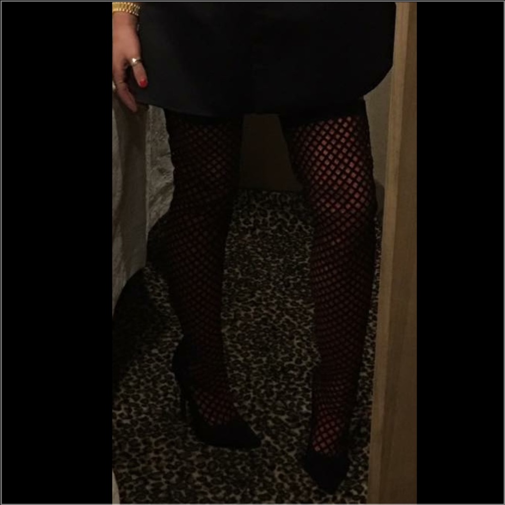 Nasty gal see threw thigh highs