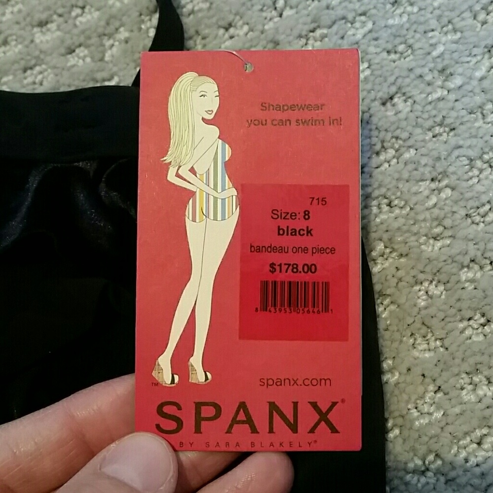 Spanx one piece black swimsuit
