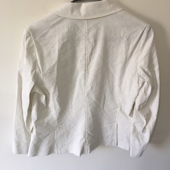 Theory Linen Blazer white size 10 - Picture 5 of 6