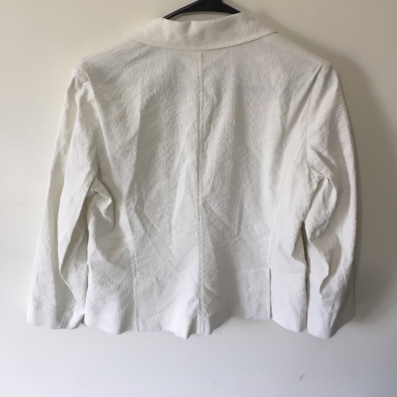 Theory Linen Blazer white size 10 - Picture 6 of 6