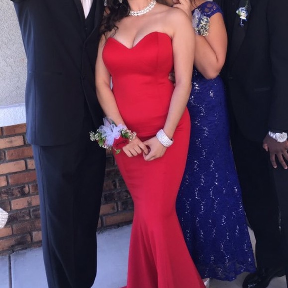 Red Prom Dress - Picture 2 of 2
