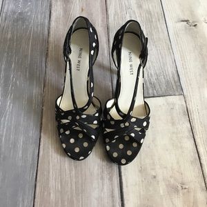 Nine West Polka Dot Heels