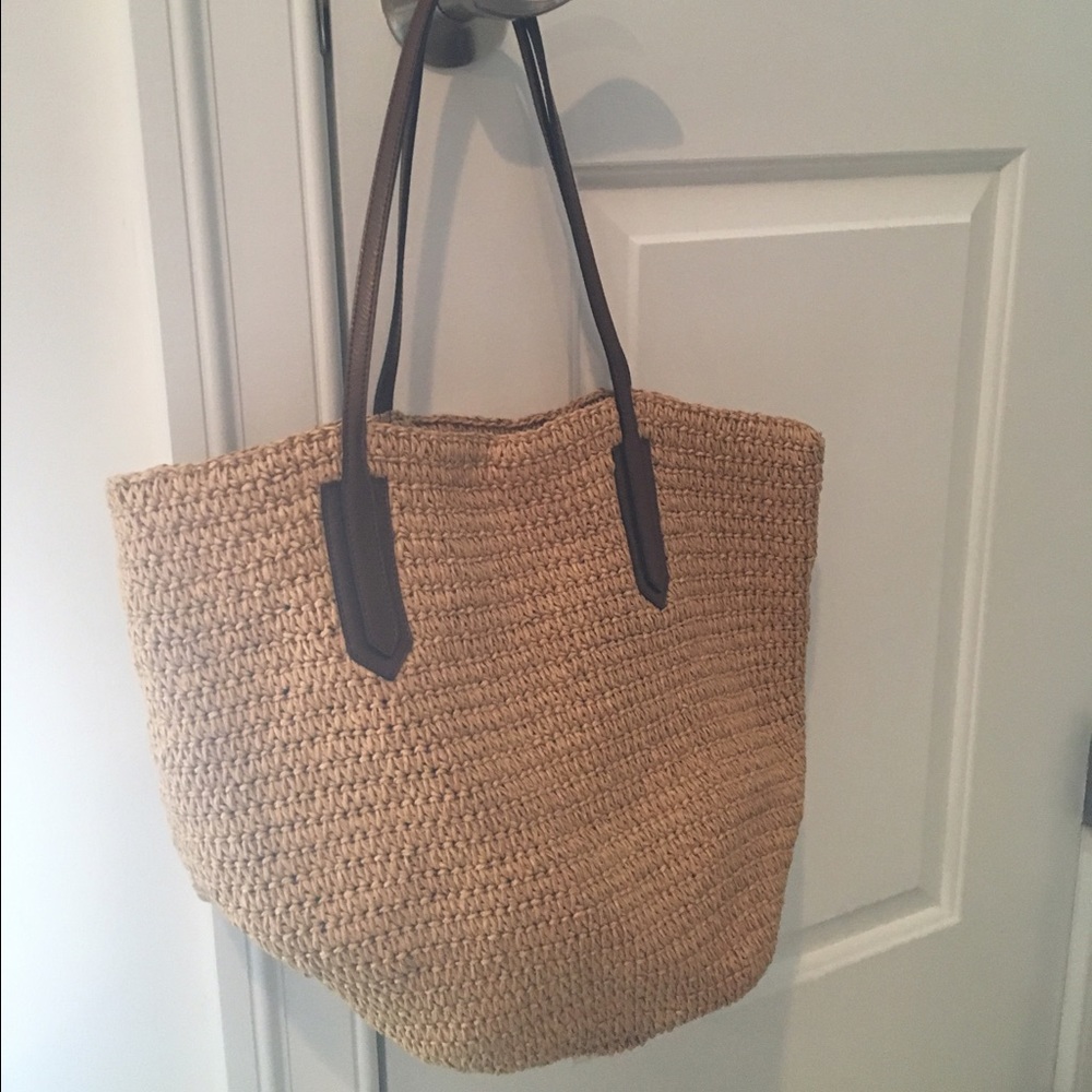 J. Crew Straw Farmer's Market Tote