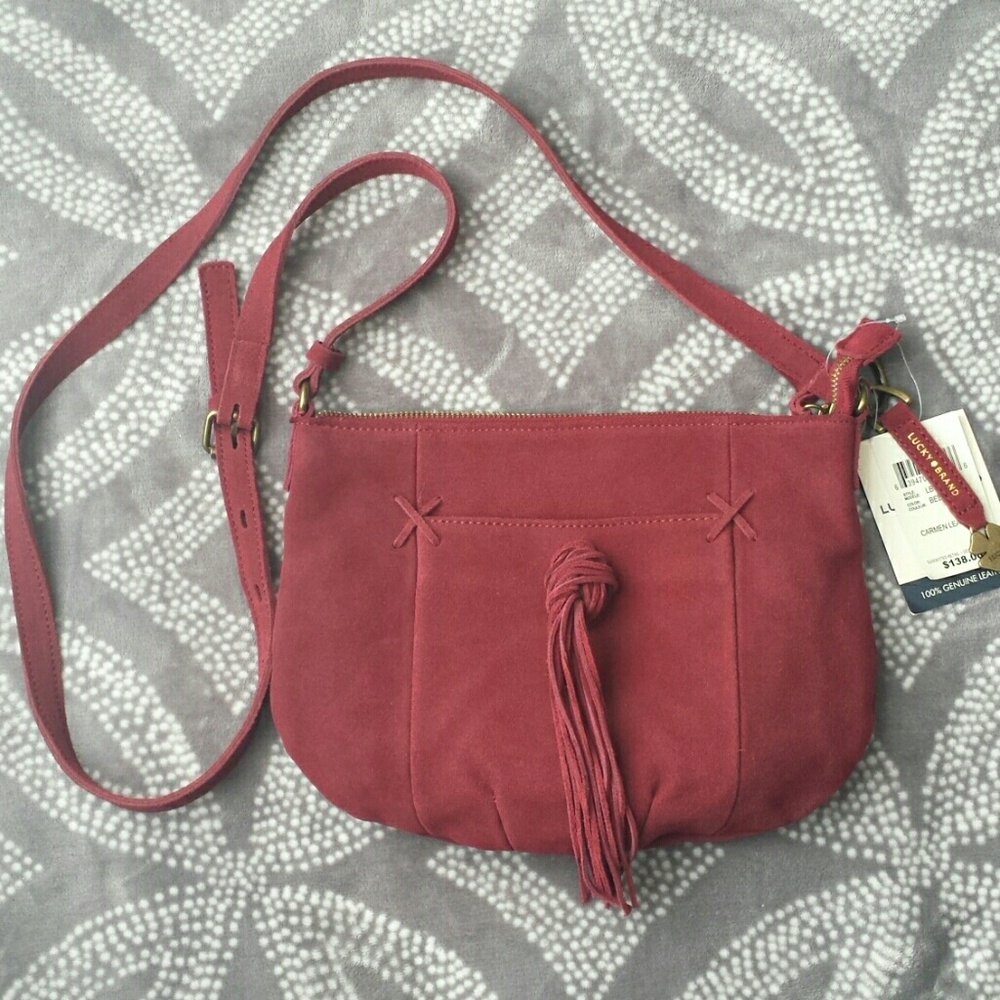 Lucky Brand Suede Crossbody