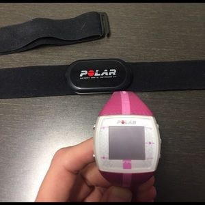 POLAR FT4 PINK WATCH/BAND!!