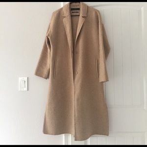 ZARA Handmade Wool Camel Coat