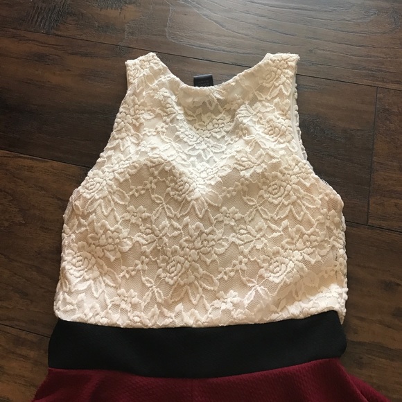 Red, White, and Black Dress - Picture 5 of 5