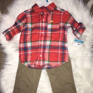 NWT Carters 2 Piece Playwear Set 24M