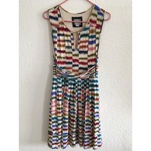 Maeve Anthropologie patterned dress