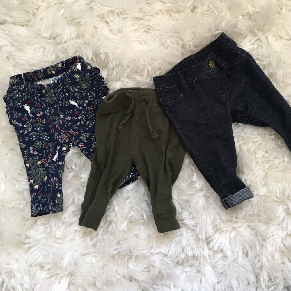 0-3 month old navy pants