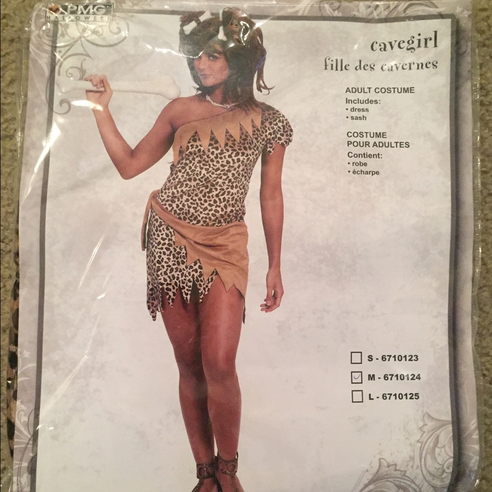 Cave girl Halloween costume