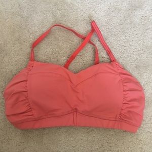 Lululemon orange sports bra