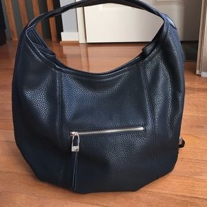 Black vegan leather bag by Urban Expressions